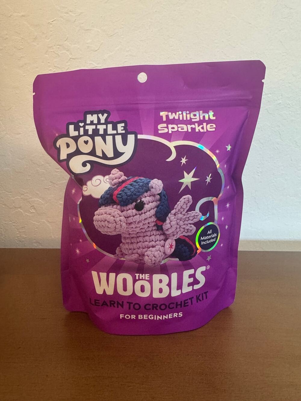 *Sealed* The Woobles Hasbro© My Little Pony Twilight Sparkle Crochet Kit